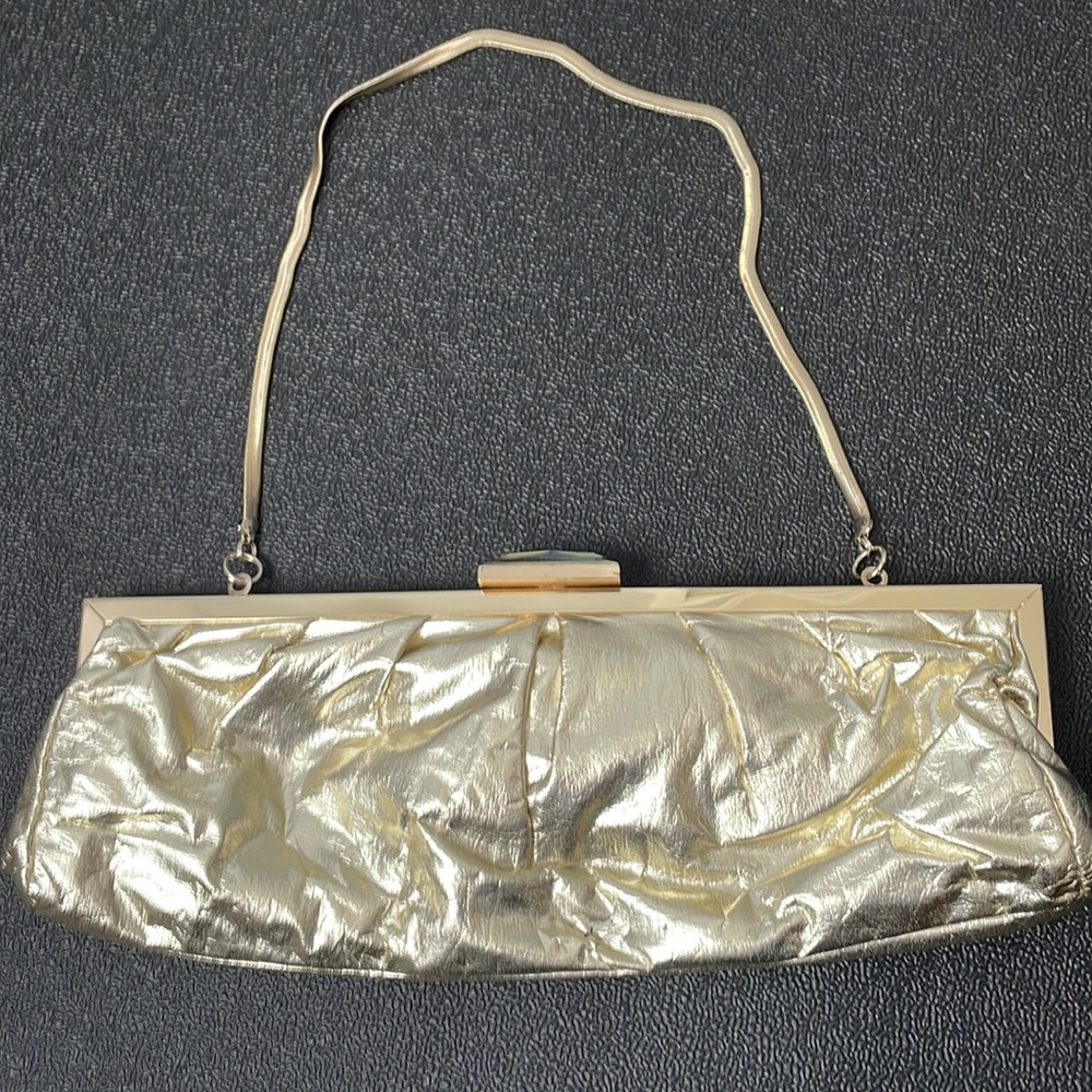 Aldo Gold Clutch Bag